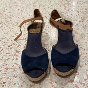 Espadrille wedge sandal made in Spain great condition